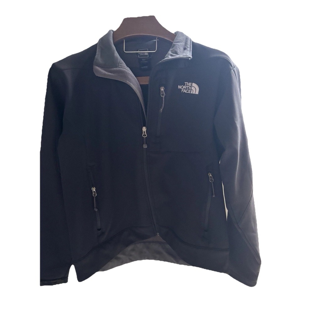 The North Face  Medium Apex Men's Jacket Black Full Zip Wind Resistant Waterproo